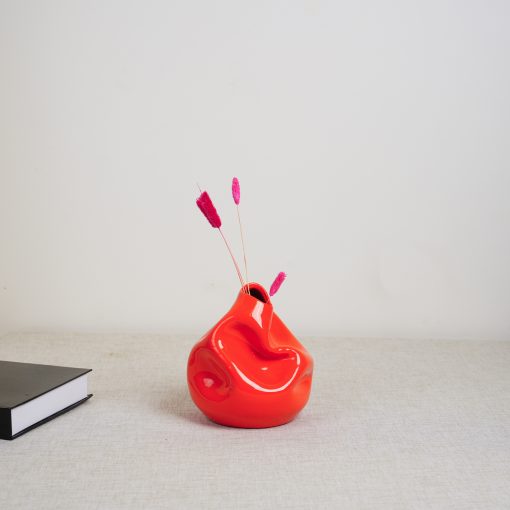Medium Balloon Vase - Orange - Shape#2