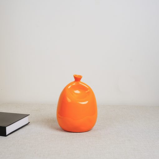 Large Balloon Vase - Orange