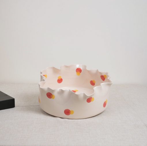 Dotted Bowls -Red/Yellow