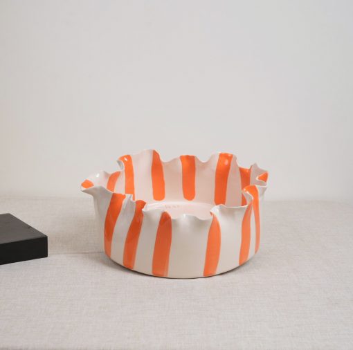 Stripped Bowl - Orange