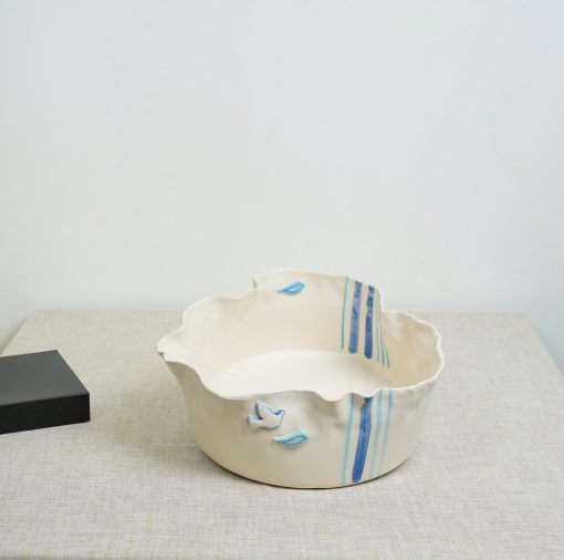 Summer'24-Ceramic Bowls - Blue Bird - Shape 2