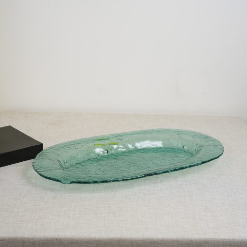 Big Oval Plate - Aqua
