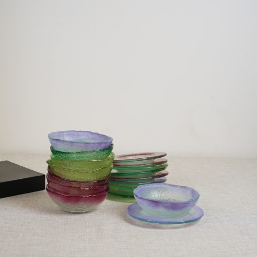 Set of 9 Colorful Bowls
