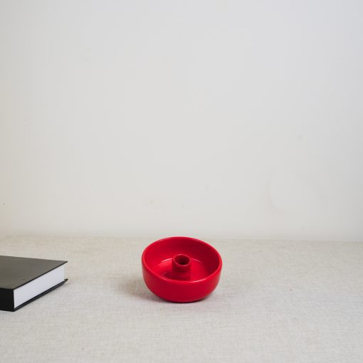Red Wheel - Candle Holder