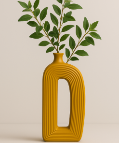 Mustard Tunnel Vase