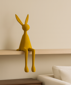 Bunny on the cliff - Mustard