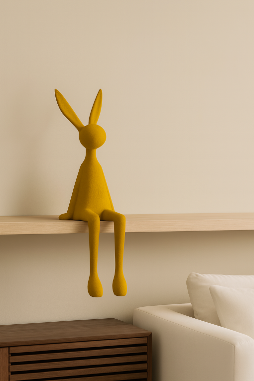 Bunny on the cliff - Mustard
