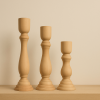 Wooden Candle Holders